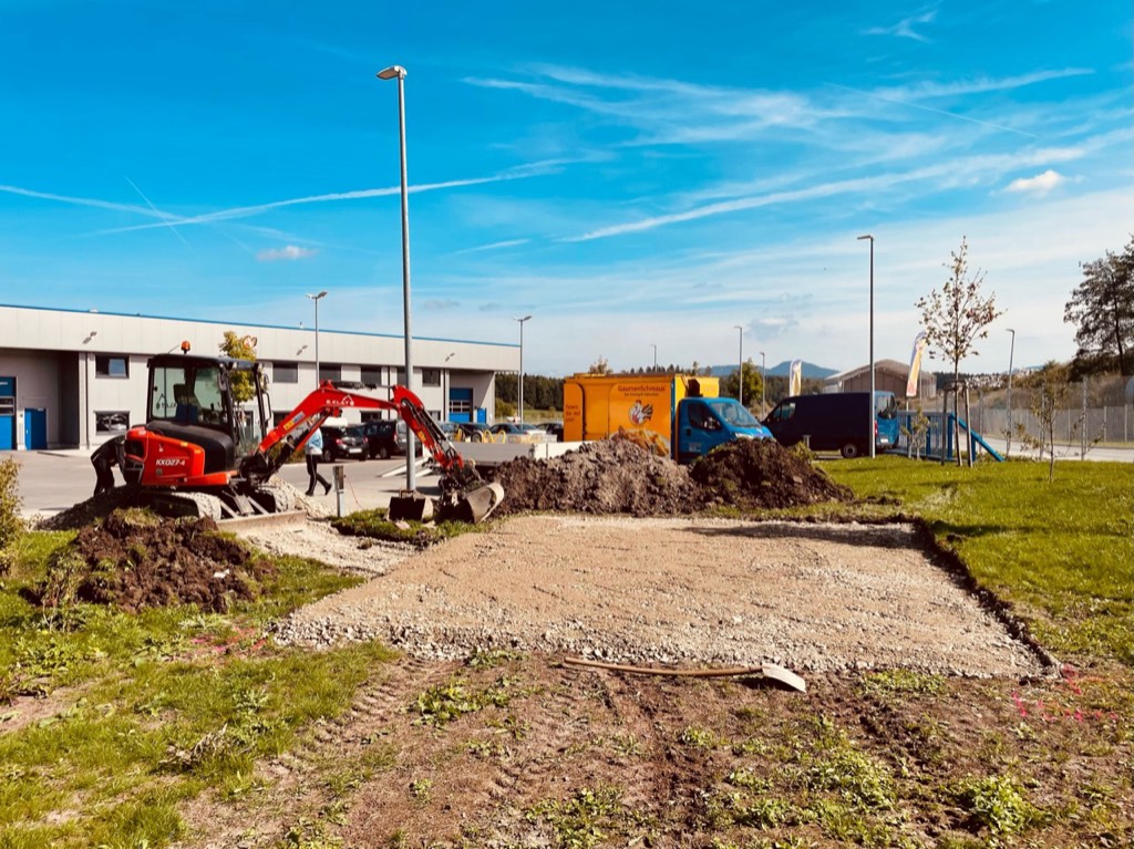 Außenanlage Gewerbeobjekt