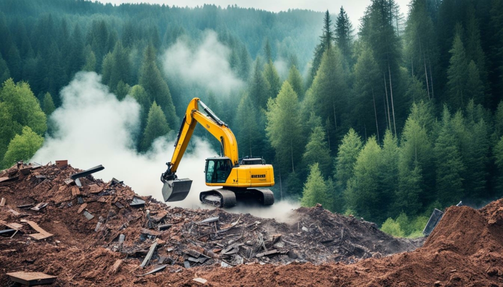 Abbrucharbeiten Schwarzwald